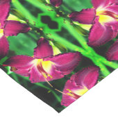 デイリーフラワークローズアップ抽象芸術 ショートテーブルランナー (コーナー)