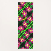 デイリーフラワークローズアップ抽象芸術 パーソナライズされた ヨガマット (正面)