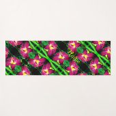 デイリーフラワークローズアップ抽象芸術 パーソナライズされた ヨガマット (正面(横))