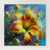 デイリーフローラ印象派絵画の黄色 ジグソーパズル (横)