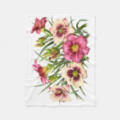 デイリーブックルビー フリースブランケット (正面)