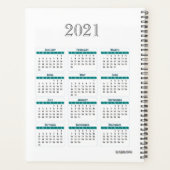 デイリープランナーとレインボーストライプカラー – HAMbWG プランナー手帳 (裏面)