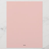 デイリープランナーカレンダーページ レターヘッド (裏面)