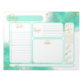 デイリープランナーティア遠くにメモ帳 ノートパッド (正面)