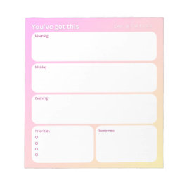 デイリープランナーノート（40ページ） ノートパッド