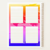 デイリープランナーヘアサロン- HAMbyWG プランナー手帳 (裏面)