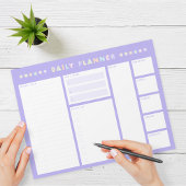 デイリープランナーメモ帳とパステルフラワーズ ノートパッド