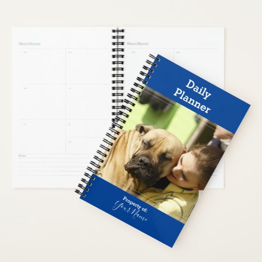 デイリープランナー – あなたの写真 – 任意の色BG - HAMbWG プランナー手帳 (ディスプレー)