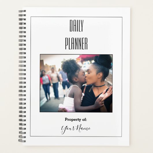デイリープランナー – あなたの写真 – HAMbWG プランナー手帳 (正面)