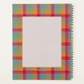 デイリープランナー – オレンジ、アクア、ピンク – HAMbWG プランナー手帳 (裏面)