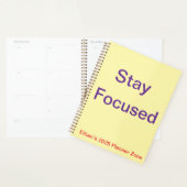 デイリープランナー – ステイカスタムフォーカステンプレート プランナー手帳 (ディスプレー)