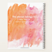 デイリープランナー – ドッグペットビジネス プランナー手帳 (裏面)