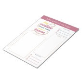 デイリープランナー 名言 目標 ノートとスケジュール ノートパッド (アングル)