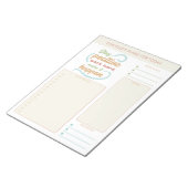 デイリープランナー 名言 目標 ノートとリマインダー ノートパッド (アングル)