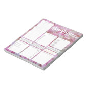 デイリーマインドフルネス習慣トラッカーホワイトボードNo ノートパッド (回転)