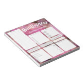 デイリーマインドフルネス習慣トラッカーホワイトボードNo ノートパッド (アングル)