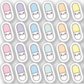 デイリーメディカルテイクリマインダーピルトラッカープランナー シール (正面)