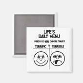 デイリーメニューマグネット マグネット (正面/裏面)