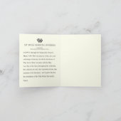 デイリーモーニングオファリング祈りの言葉ヴァージンメアリーリラージオ ノートカード (内部)