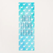 デイリーラマカルマウォーターカラー抽象芸術パターン ヨガマット (正面)