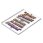 デイリーリニューアル感動的 – サンライズ引用文 ノートブック (左側)