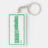 デイリーリマインダー車の鍵ハウス鍵 キーホルダー (裏面)