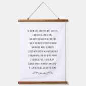 デイリー前向き肯定ウォールアートタペストリーデコール 吊り下げ型タペストリー (正面)