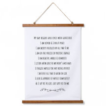 デイリー前向き肯定ウォールアートタペストリーデコール