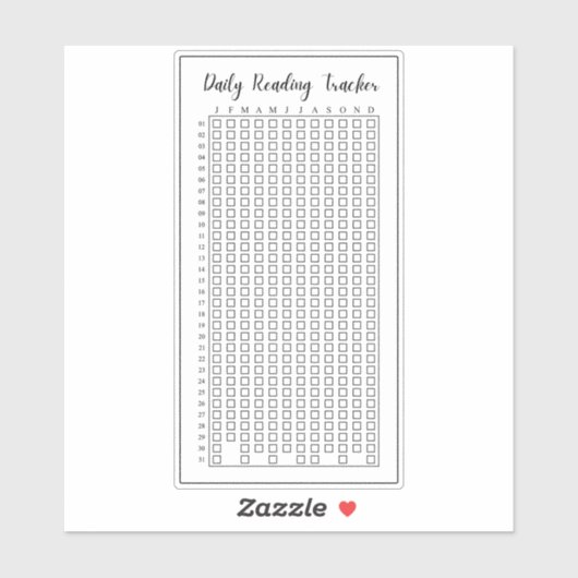 デイリー読ズのCrix Trackerのログ読・ジャーナル シール (シート)