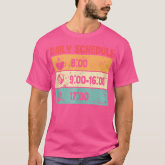 デイリー・スケジュールBillard 8-Ball 9-Ball Poolビリヤード Tシャツ