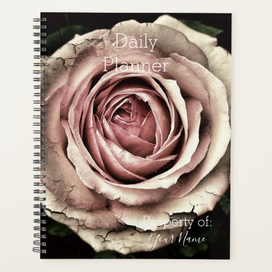 デイリー プランナー - ヴィンテージ ローズ - HAMbWG (正面)