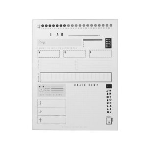 デイリーI AMプランナー ADHD +生産性プランナー ノートパッド