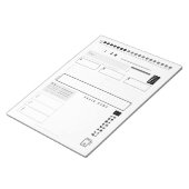 デイリーI AMプランナー | ADHD +生産性プランナー ノートパッド (アングル)