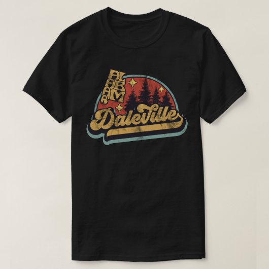 デイルビル、アラバマ州 Tシャツ (デザイン正面)