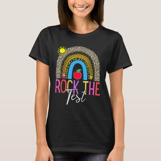デイロックテスト先生テストデイヒョウ雨 Tシャツ (正面)