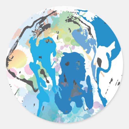 デインの色 ラウンドシール (正面)