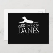 デインズのTおもしろいシャツの女おもしろい素晴らし達 案内ポストカード (正面/裏面)