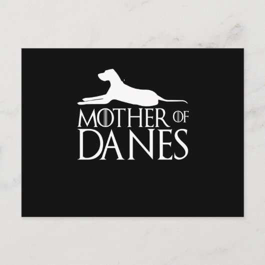 デインズのTおもしろいシャツの女おもしろい素晴らし達 案内ポストカード (正面)