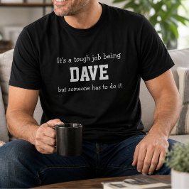 デイヴさんお誕生日おめでとう!パーソナライズド 誕生日Tシャツ Tシャツ
