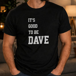 デイヴの日誕生日おめでとう Funny Personalized Tシャツ
