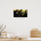 デイヴィクロケット「勇気」プリント ポスター (キッチン)