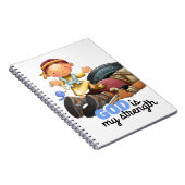 デイヴィッドおよびゴリアテの子供の聖書の詩のノート ノートブック (右側)