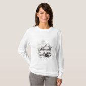 「デイヴィッドからのとびらのイラストレーション Tシャツ (正面フル)