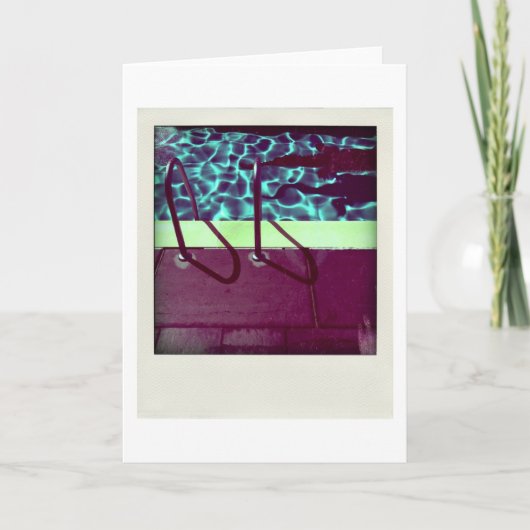 デイヴィッドのプール0616の変化2の3dコンピュータ・アートカード カード (正面)