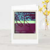 デイヴィッドのプール0616の変化2の3dコンピュータ・アートカード カード (黄色い花)