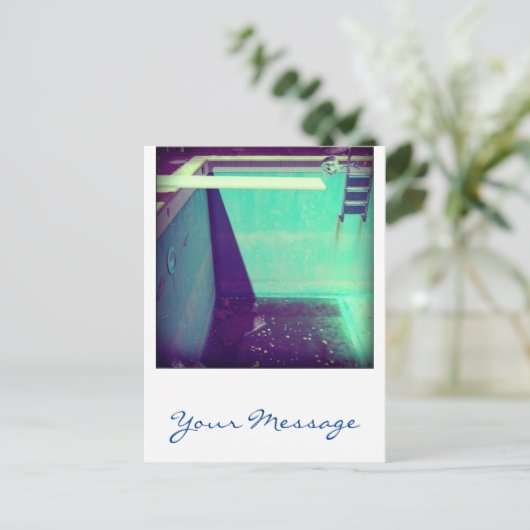 デイヴィッドのプール09g05カスタムコンピュータ3dポストカード ポストカード (スタンド正面)