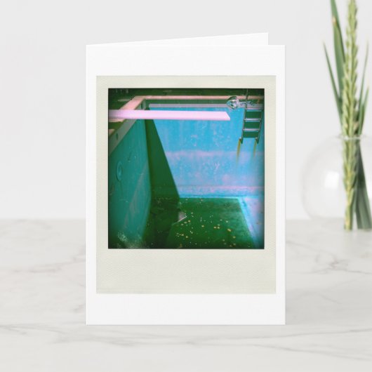 デイヴィッドのプール09g05 variation1 3dのコンピュータ・アートカード カード (正面)