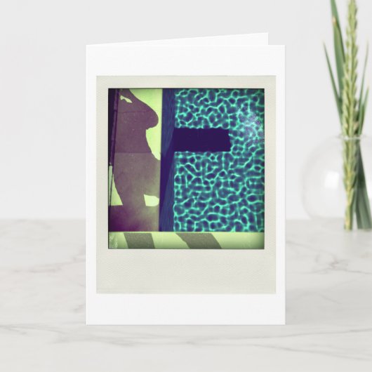 デイヴィッドのプール10e05 3dのコンピュータ・アートカード カード (正面)