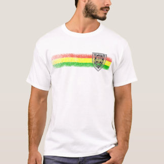 デイヴィッドのラスタのレゲエの盾 Tシャツ