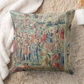 デイヴィッドの利得、タペストリーおよびBathsheを集めること クッション (ブランケット)